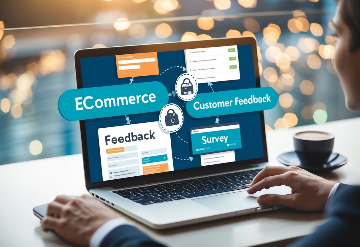 An ecommerce platform with automated customer feedback surveys